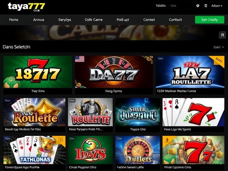 Discover the ultimate gambling experience at Taya777 Club – your premier destination for top-tier online casino games, sports betting, and live dealer services. Explore exclusive bonuses, secure gaming platforms, and reliable 24/7 support.