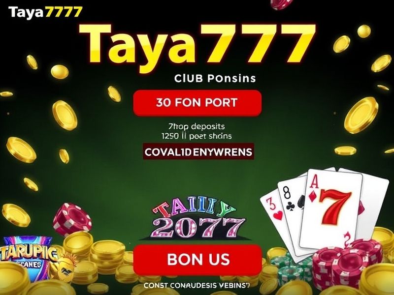 Discover the ultimate gambling experience at Taya777 Club – your premier destination for top-tier online casino games, sports betting, and live dealer services. Explore exclusive bonuses, secure gaming platforms, and reliable 24/7 support.