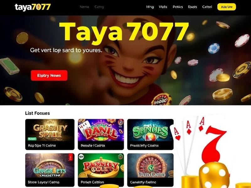 Discover the ultimate gambling experience at Taya777 Club – your premier destination for top-tier online casino games, sports betting, and live dealer services. Explore exclusive bonuses, secure gaming platforms, and reliable 24/7 support.